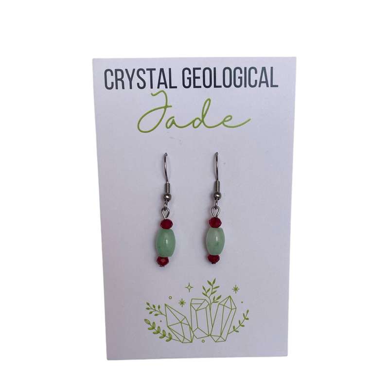 Assorted Jade Earring Pair