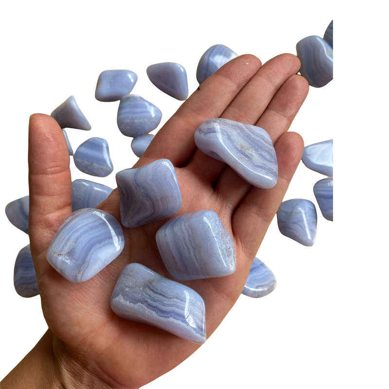 Blue Lace Agate Tumble Stone