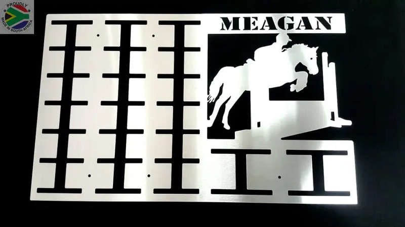 Personalized Horse Rosette Hangers