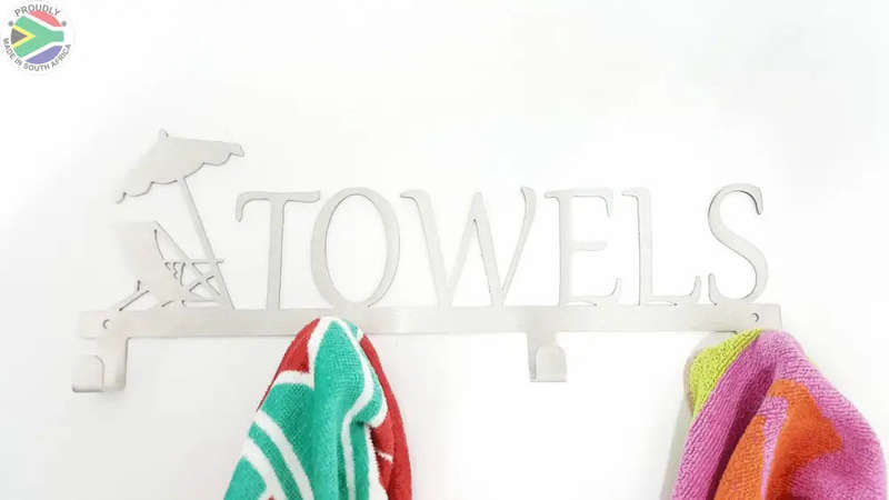 Towels Deckchair 4 Hook Towel Hanger