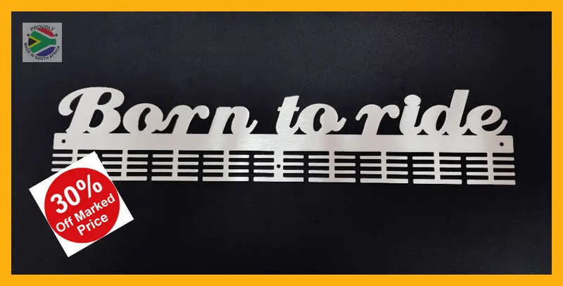 Born to Ride 72 tier medal hanger (option of colors available)
