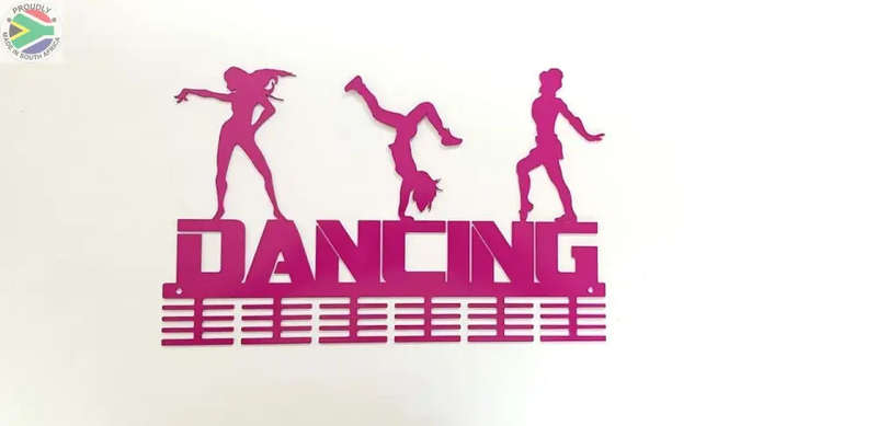 3 Figure Dancing 48 tier medal hanger