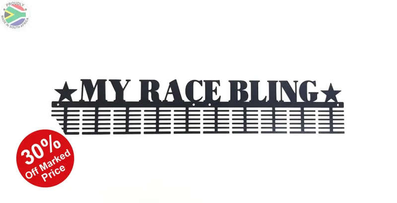 My Race Bling 120 tier medal hanger