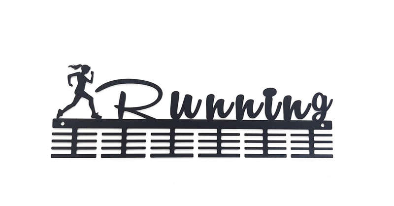 Running lady 48 tier medal hanger