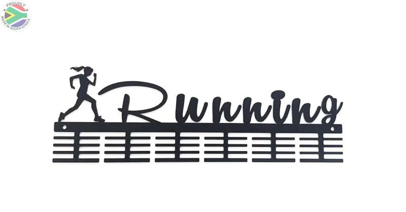 Running lady 48 tier medal hanger