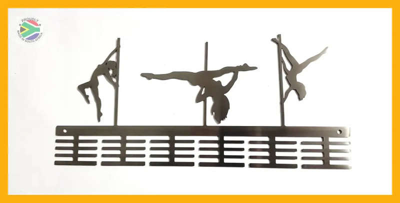 Pole Dance Figurines 48 tier medal hanger
