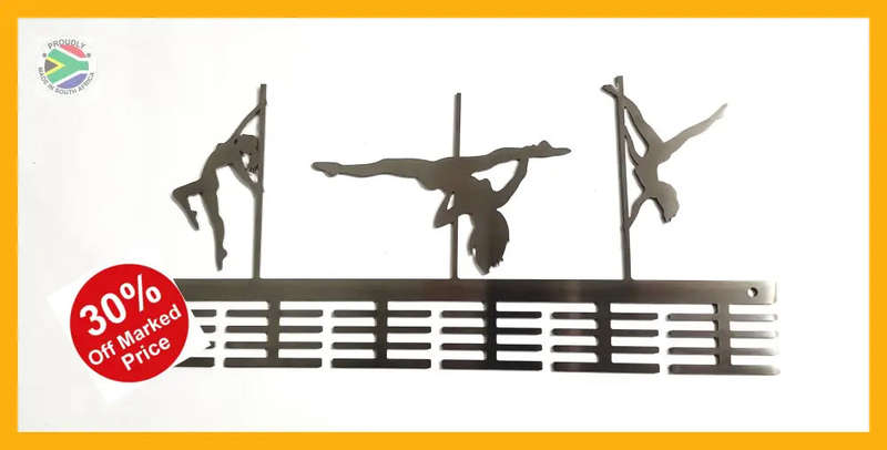 Pole Dance Figurines 48 tier medal hanger