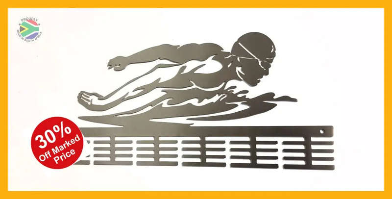 Butterfly Figure Swimming 48 tier medal hanger