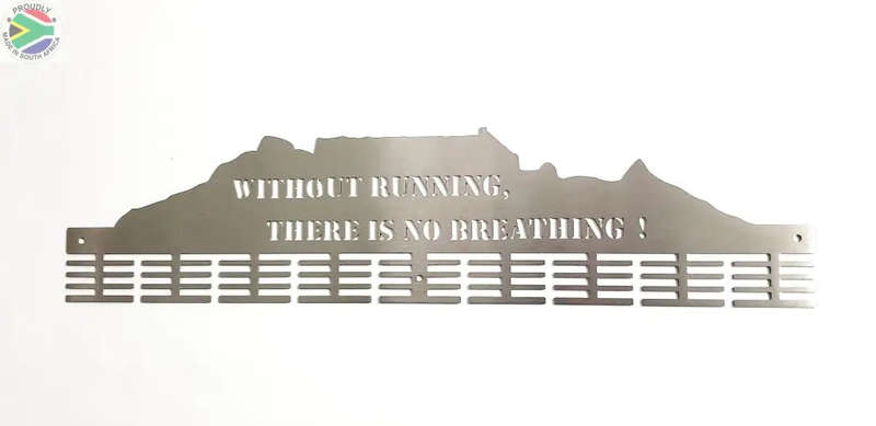 Table mountain 3 options of Motivational sayings 72 tier medal hanger