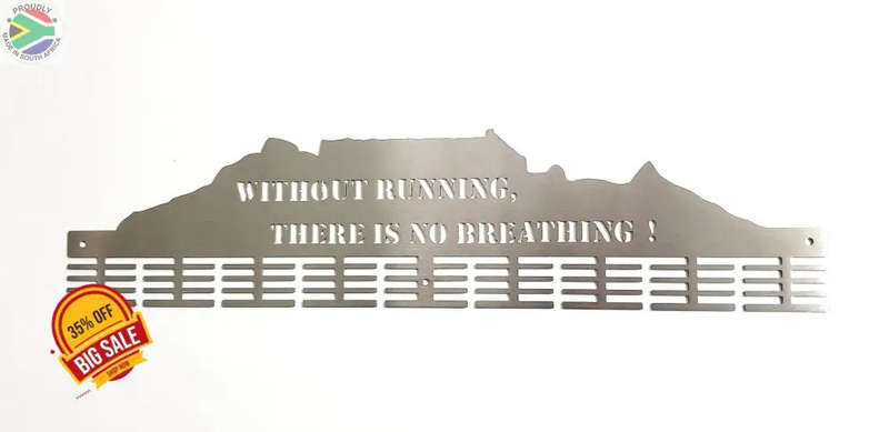 Table mountain 3 options of Motivational sayings 72 tier medal hanger