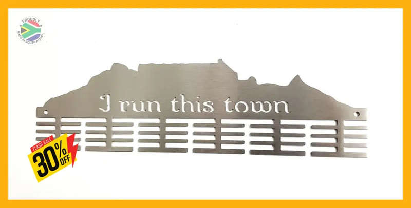 Table Mountain I Run This Town medal hanger 48 tier