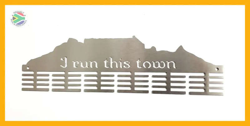 Table Mountain I Run This Town medal hanger 48 tier