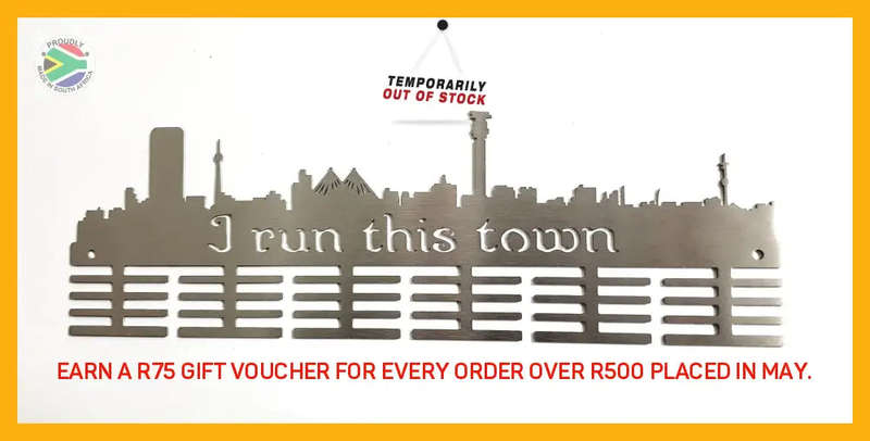 JHB I Run This Town medal hanger 48 tier