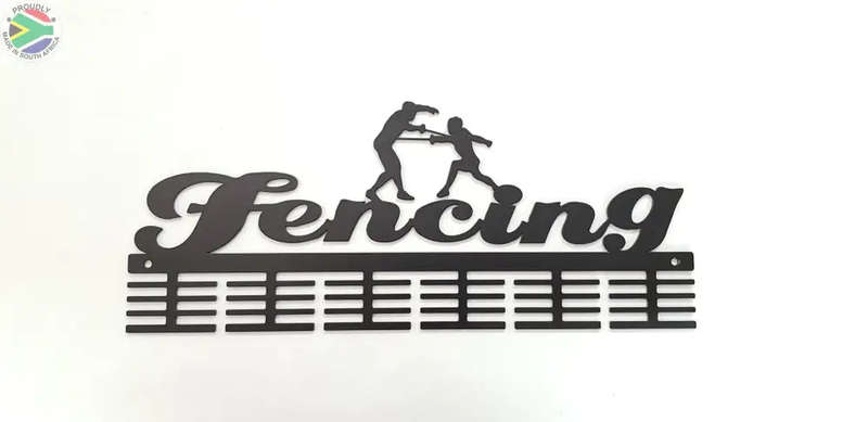 Fencing 48 tier medal hanger