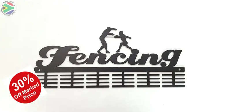Fencing 48 tier medal hanger