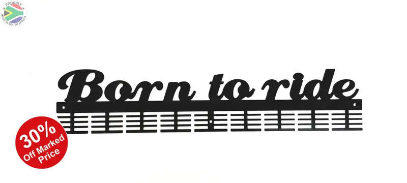 Born to Ride 72 tier medal hanger (option of colors available)
