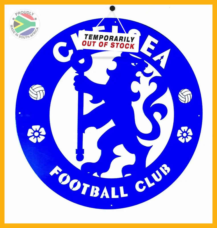 Chelsea Football Club Mounted Wall Art Design (Clearance)