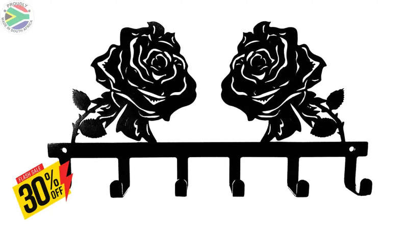 Rose Flower Key Hook