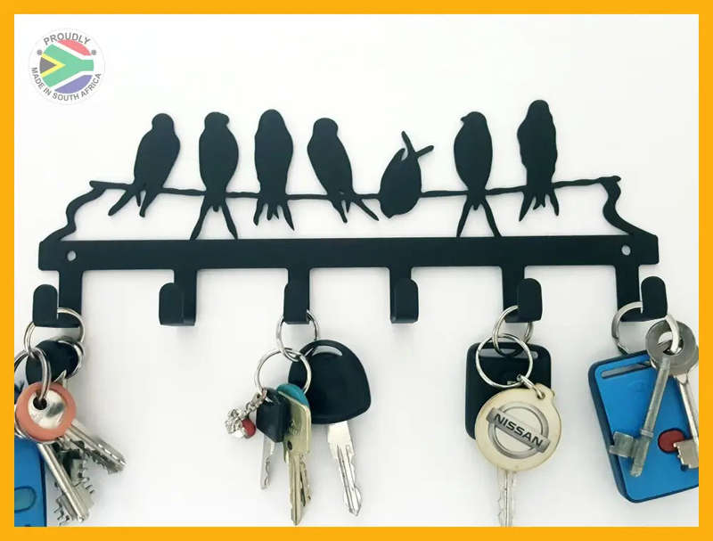 Birds on a branch 6 hook key hook