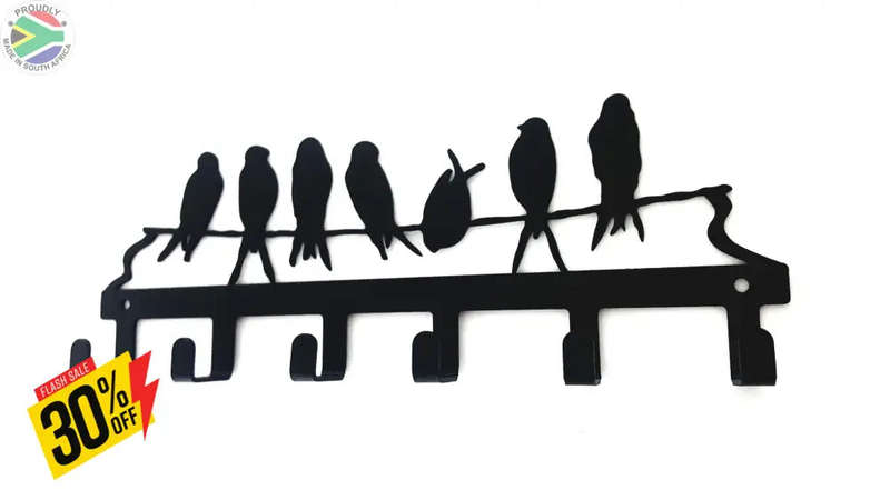 Birds on a branch 6 hook key hook