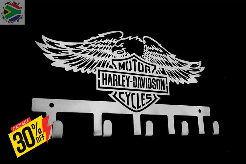 Harley Davidson Design - 5 Hook Key Hook