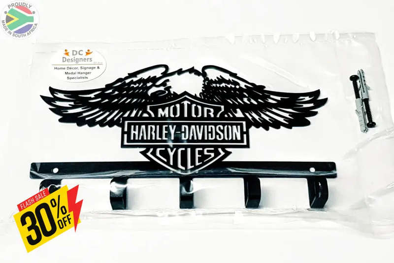 Harley Davidson Design - 5 Hook Key Hook
