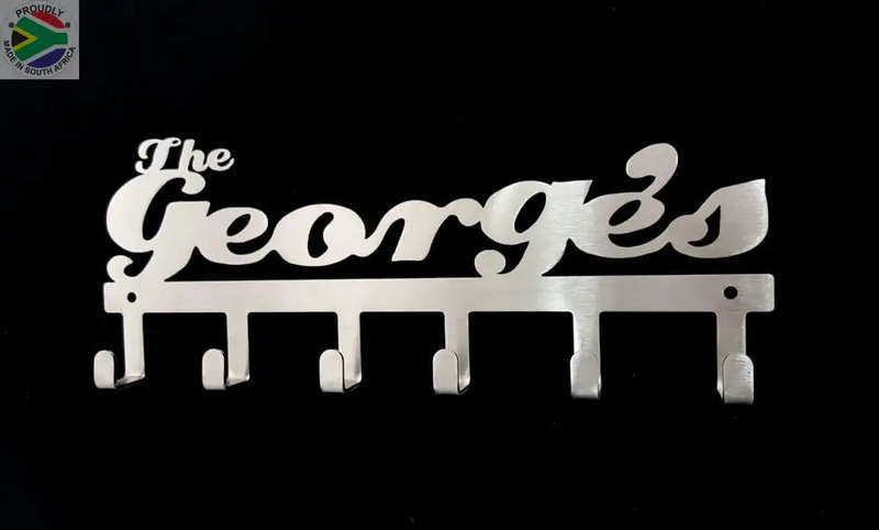 Personalised 6 hook key hook