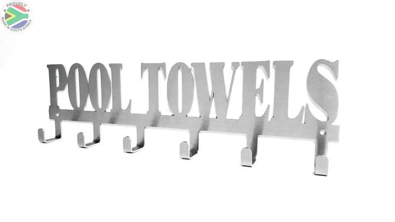 Pool Towels 6 hook towel hanger Small or Large