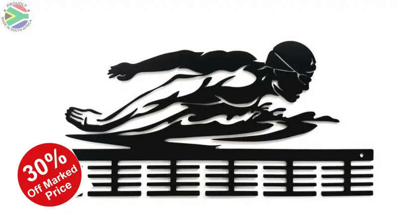 Butterfly Figure Swimming 48 tier medal hanger