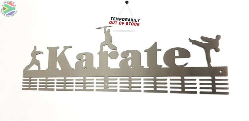 Karate 3 figure 72 tier medal hanger