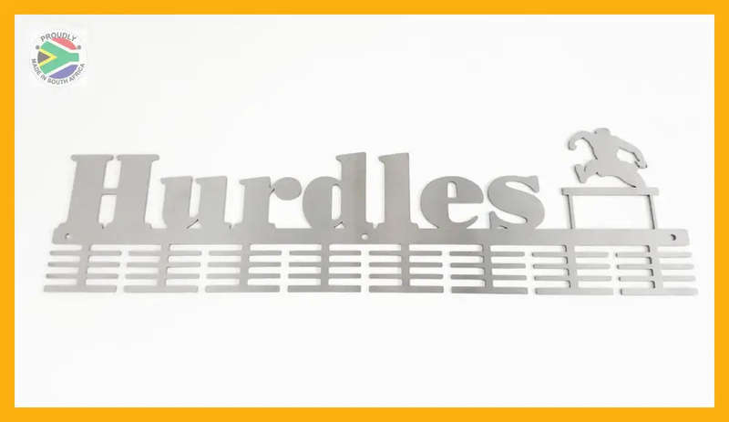 Hurdles 64 tier medal hanger