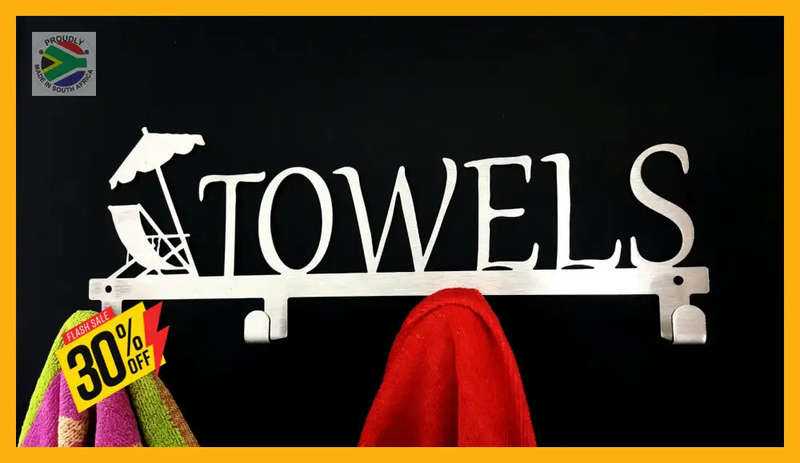 Towels Deckchair 4 Hook Towel Hanger