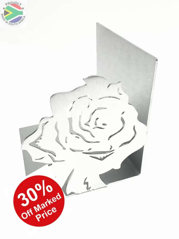 Rose Flower Book Ends (Made-To-Order)