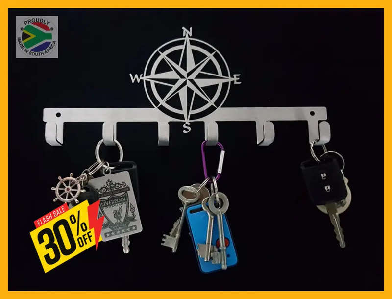 Compass Key Hook