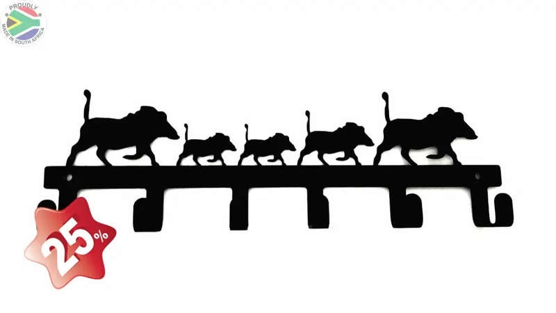 Warthog Family 6 hook key hook