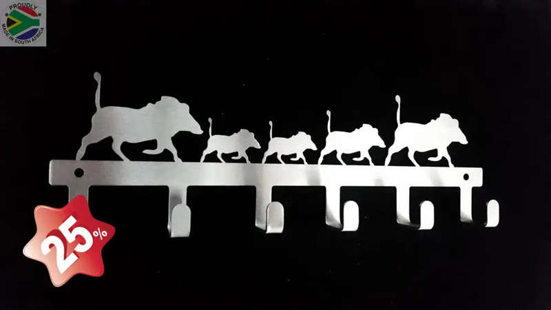 Warthog Family 6 hook key hook