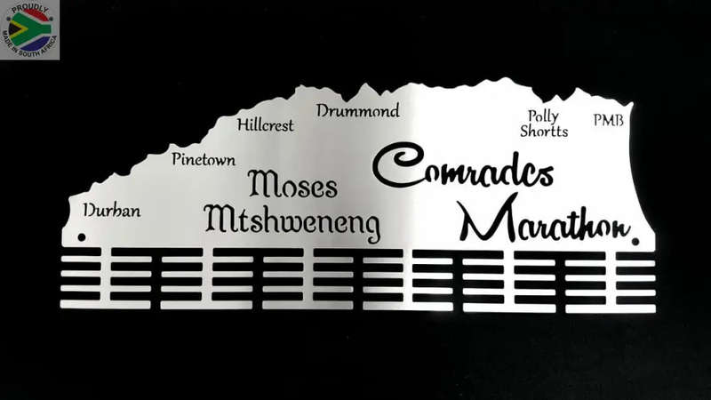 Comrades Marathon Up Run Personalised 48 Tier Medal Hanger (Made-To-Order)