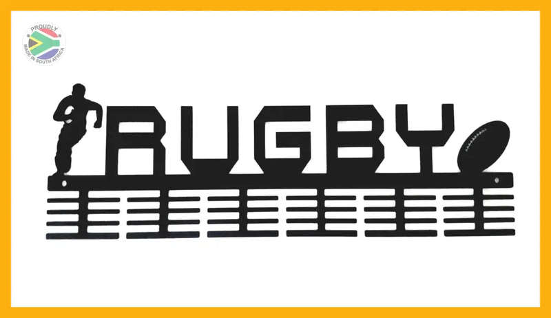 Rugby figures 48 tier medal hanger