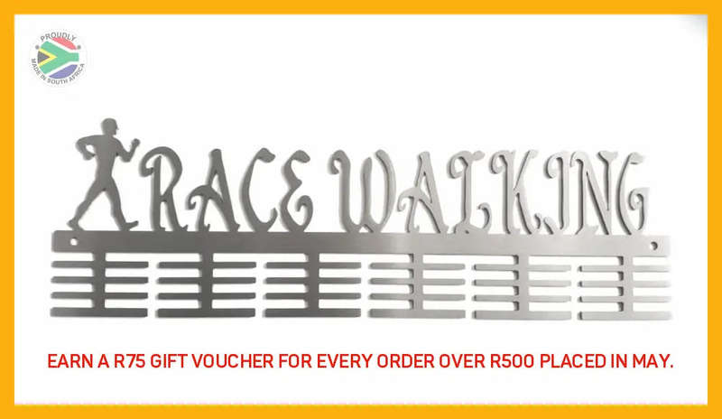 Man Race Walking medal hanger 48 tier