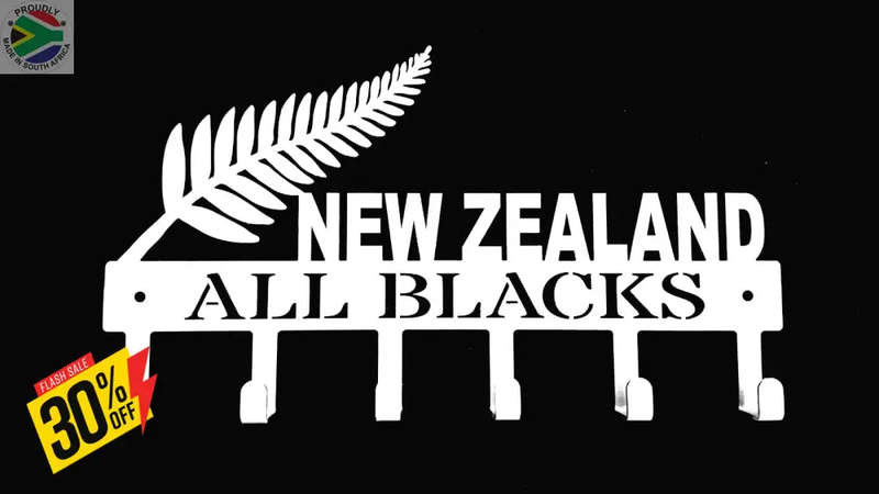 New Zealand All Blacks 6 hook Key hook