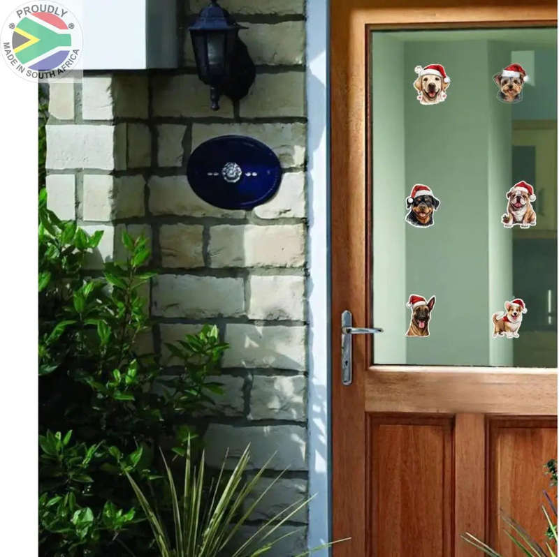 TrendSpire Christmas Dog Stickers 24-pack