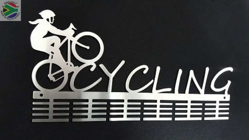 Lady Cycling 48 tier medal hanger