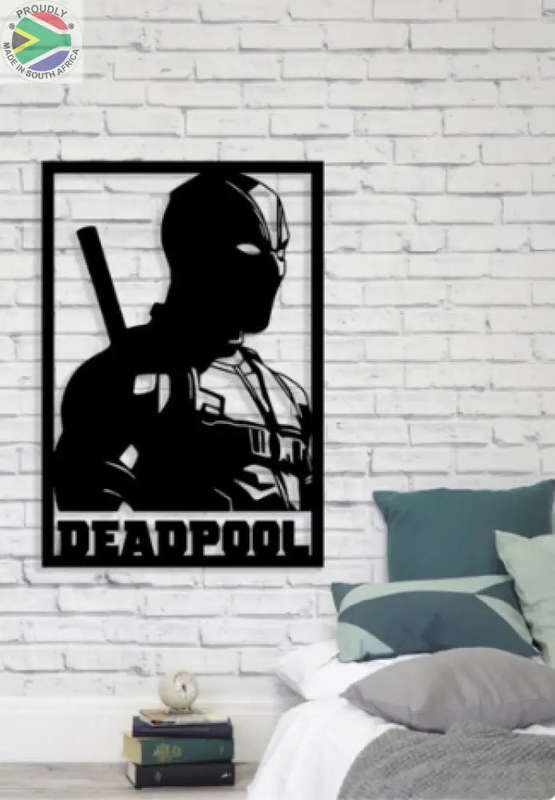 Deadpool Superhero Wall art (Made-To-Order)