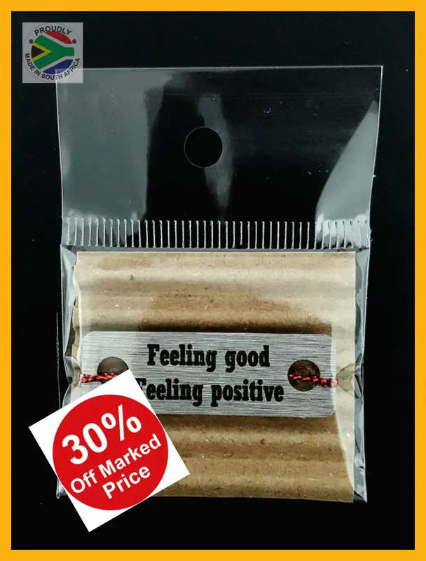 Feeling good feeling positive Individual Shoelace Tag