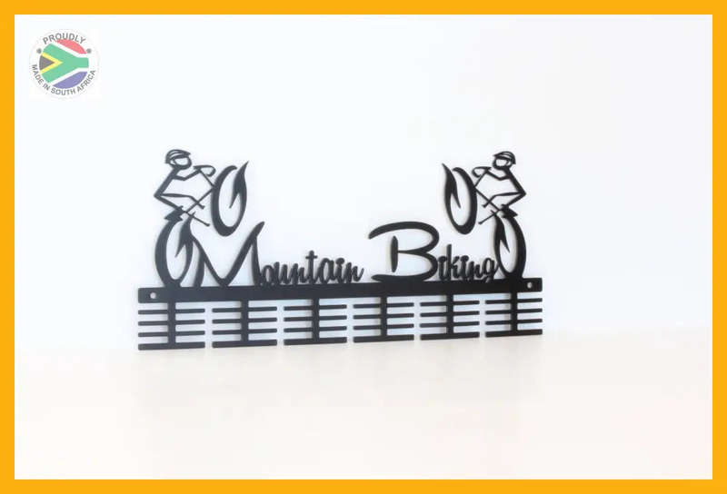 Mountain bike figurines 48 tier medal hanger