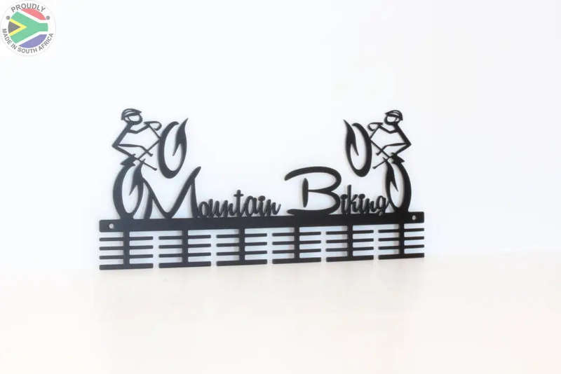 Mountain bike figurines 48 tier medal hanger