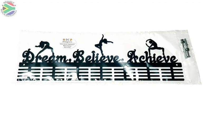 Dream Believe Achieve Figurines 56 Tier Medal Hanger