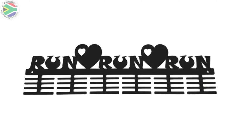 Run Heart Run 48 tier medal hanger