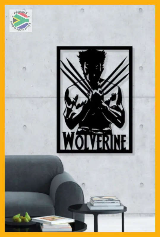 Wolverine Superhero Wall Art (Made-To-Order)
