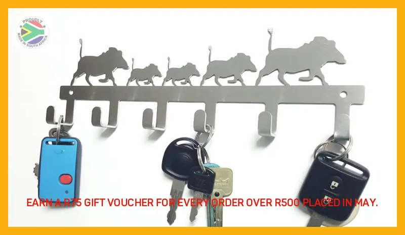 Warthog Family 6 hook key hook
